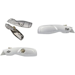 WEDO Safety-Cutter ALU, Trapezklinge, silber federbelastete Klinge (78 808)