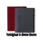 ELBA chic-Ordnungsmappe, A4 blau, Fächer 1-7, Karton (42495 BL) (42495 BL)