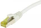Patchkabel RJ45, CAT6A 500Mhz, 7,5m, weiss, S-STP(S/FTP), TPE/LSZH(Ultraflex), AWG26, mitCat.7 Rohkabel, Synergy 21 (S217636)