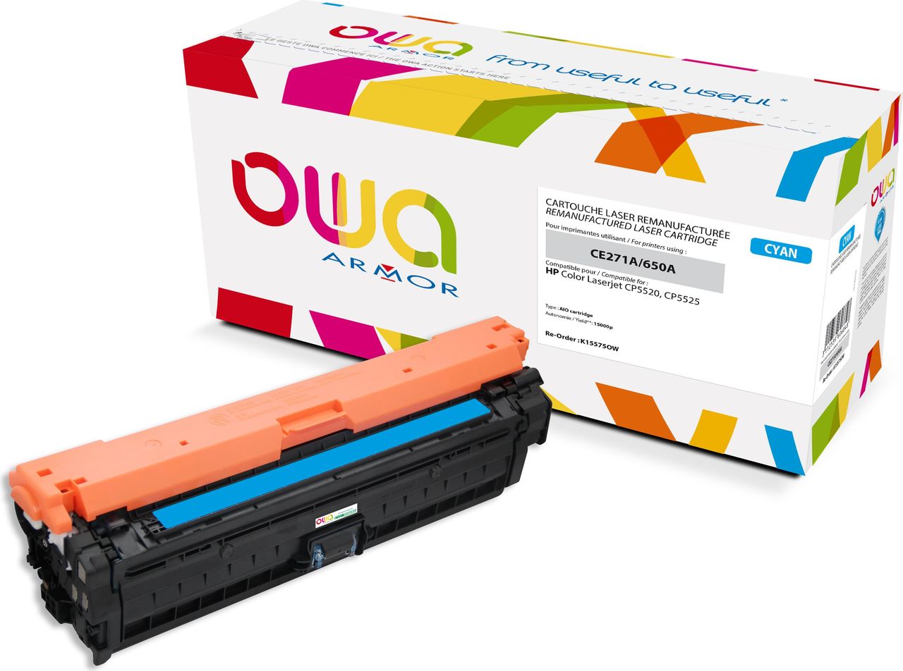 Armor K15575OW Laser cartridge 15000Seiten Cyan Lasertoner / Patrone (K15575OW)