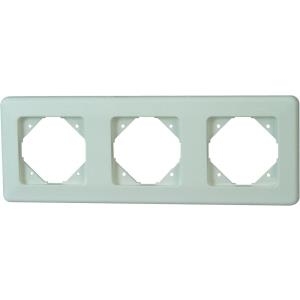 Kopp 3fach Rahmen Europa Arktis-Weiß, Matt 303313087 (303313087)