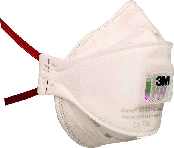 3M 9332+GEN3 AURA Atemschutzmaske 9332+ GEN3, FFP3 (7100134314)