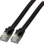 EFB-Elektronik RJ45 Flachpatchkabel Cat.6A U/FTP PVC schwarz 1,5m Hersteller: EFB Elektronik (K5545SW.1,5)