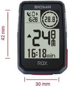 Sigma ROX 2.0 Fahrrad-Navi Fahrrad GPS, GLONASS, spritzwassergeschützt (01050)
