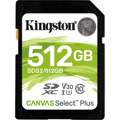 Kingston Technology Canvas Select Plus Speicherkarte 512 GB SDXC Klasse 10 UHS-I (SDS2/512GB) (B-Ware)