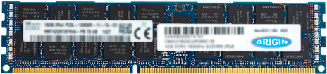 ORIGIN STORAGE 8GB DDR3-1600 RDIMM 1RX4 ECC (SHIPS AS 1.35V) (OM8G31600R1RX4E15)