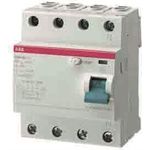 ABB STOTZ-KONTAKT FI-Schutzschalter 4p,Type F, 63A, 30mA F204F-63/0 (2CSF204325R1630)