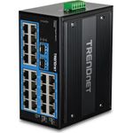 TRENDnet 26-PORT HARDENED INDUSTRIAL - GIGABIT DIN-RAIL SWITCH (TI-G262) (B-Ware)