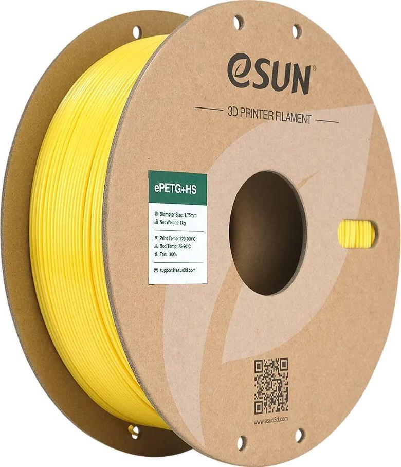 EPETG 1,75mm YELLOW 1kg ESUN 3D FILAMENT (ePETGP175SY1)