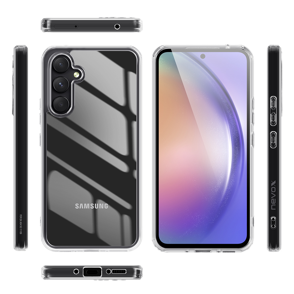 Nevox StyleShell SHOCKFlex Handyhülle für Samsung Galaxy A57 5G 6.7" Transparent