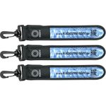 kabelmeister LED Leuchtband mit Befestigungshaken, blau - 3er-Set (GA-K001B-3)