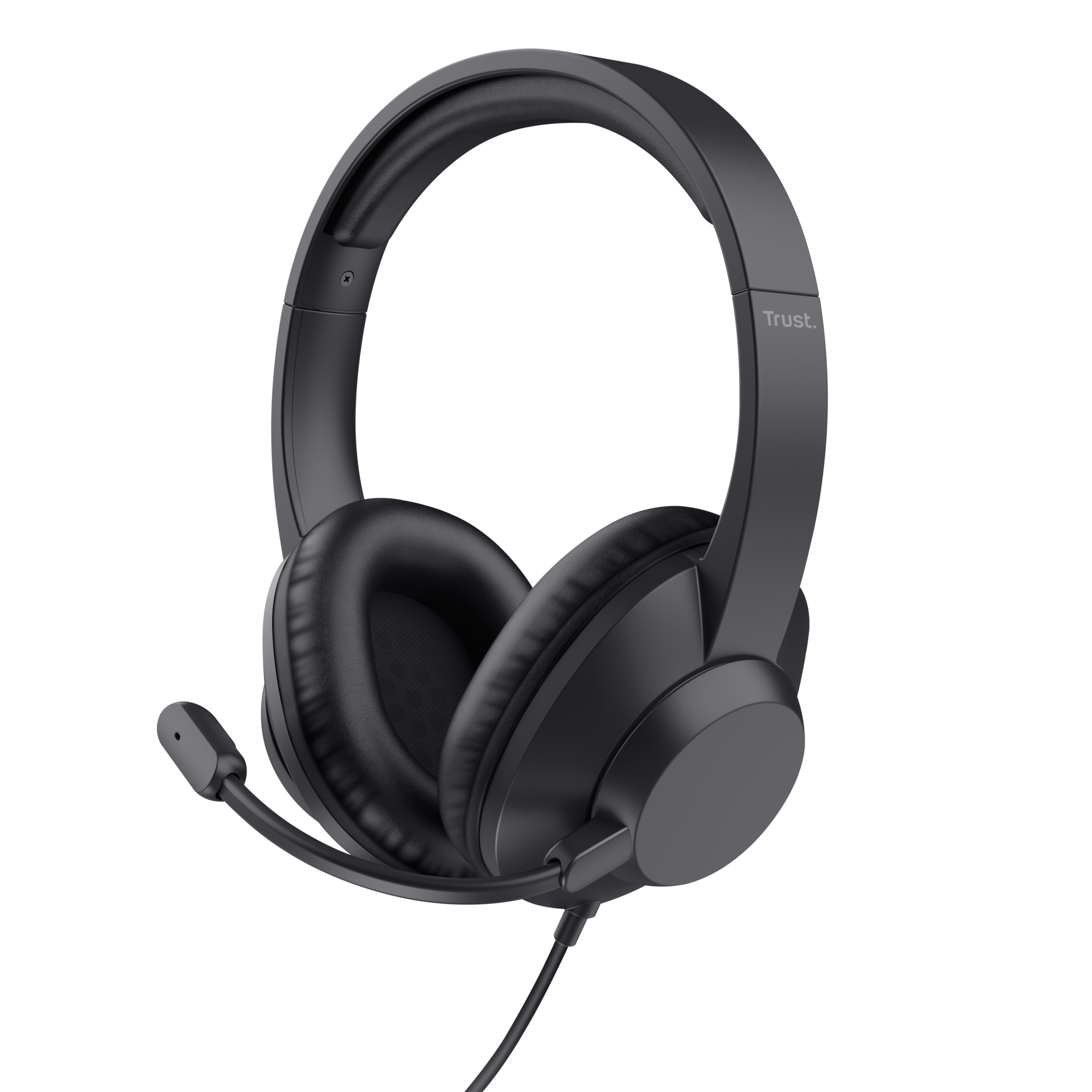 Trust Ayda Max On-Ear Stereo Headset kabelgebunden 3,5 mm Schwarz
