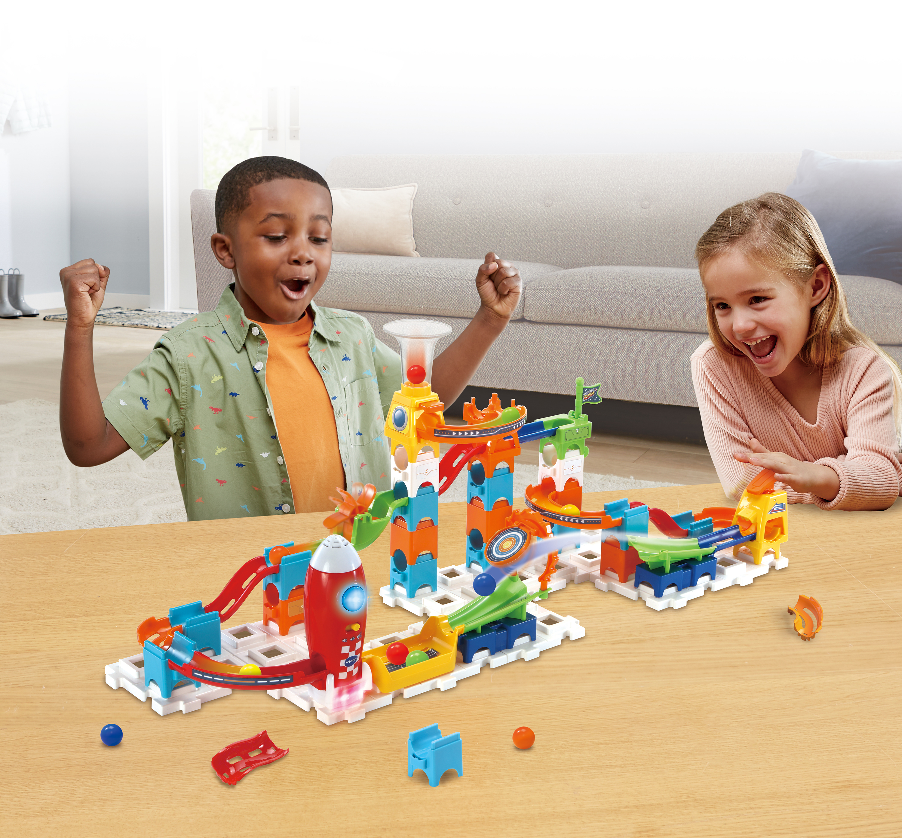 VTech Marble Rush Rocket Set Electronic M100E Lernspielzeug Mehrfarbig
