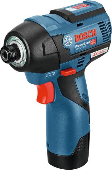 Bosch Professional Akku-Drehschlagschrauber 12 V Blei-Vlies (AGM) inkl. 2. Akku (06019E0005)