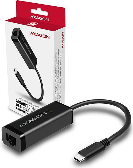 Axagon ADE-SRC Kabelschnittstellen-/Gender-Adapter USB-C 3.1 Gen 1 RJ-45 Schwarz (ADE-SRC)