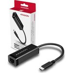 Axagon ADE-SRC Kabelschnittstellen-/Gender-Adapter USB-C 3.1 Gen 1 RJ-45 Schwarz (ADE-SRC)