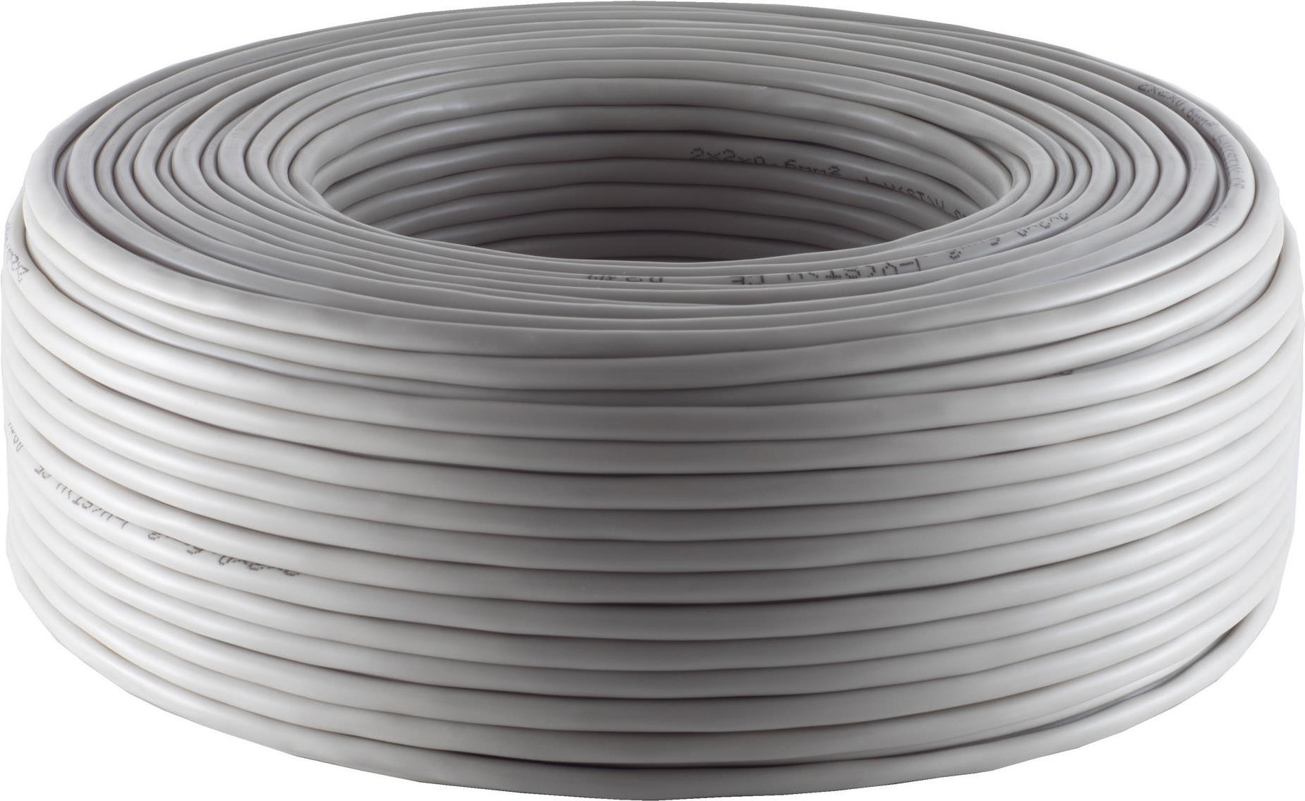 S/CONN maximum connectivity Telefonkabel 2x2x0,6 J-Y(ST)Y rund für Unterputzmontage, 50,0m (76840-50)