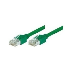 Patchkabel S/UTP, Cat 5e, grün, 1,0 m PVC, hochflexibel, mit Dätwyler-Kabel und Hirosesteckern TM11 (71901G)