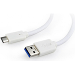 Gembird CCP-USB3-AMCM-1M-W USB Kabel USB 3.2 Gen 1 (3.1 Gen 1) USB A USB C Weiß (CCP-USB3-AMCM-1M-W)