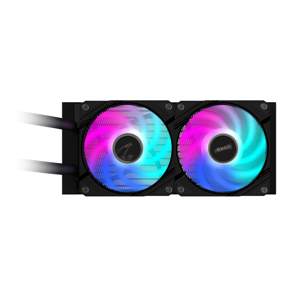 Gigabyte AORUS WATERFORCE II 240 - Prozessor-Flüssigkeitskühlsystem - (für: AM4, LGA1200, LGA1700, AM5, LGA115x Socket) (GP-AORUS WATERFORCE II 240 G2)