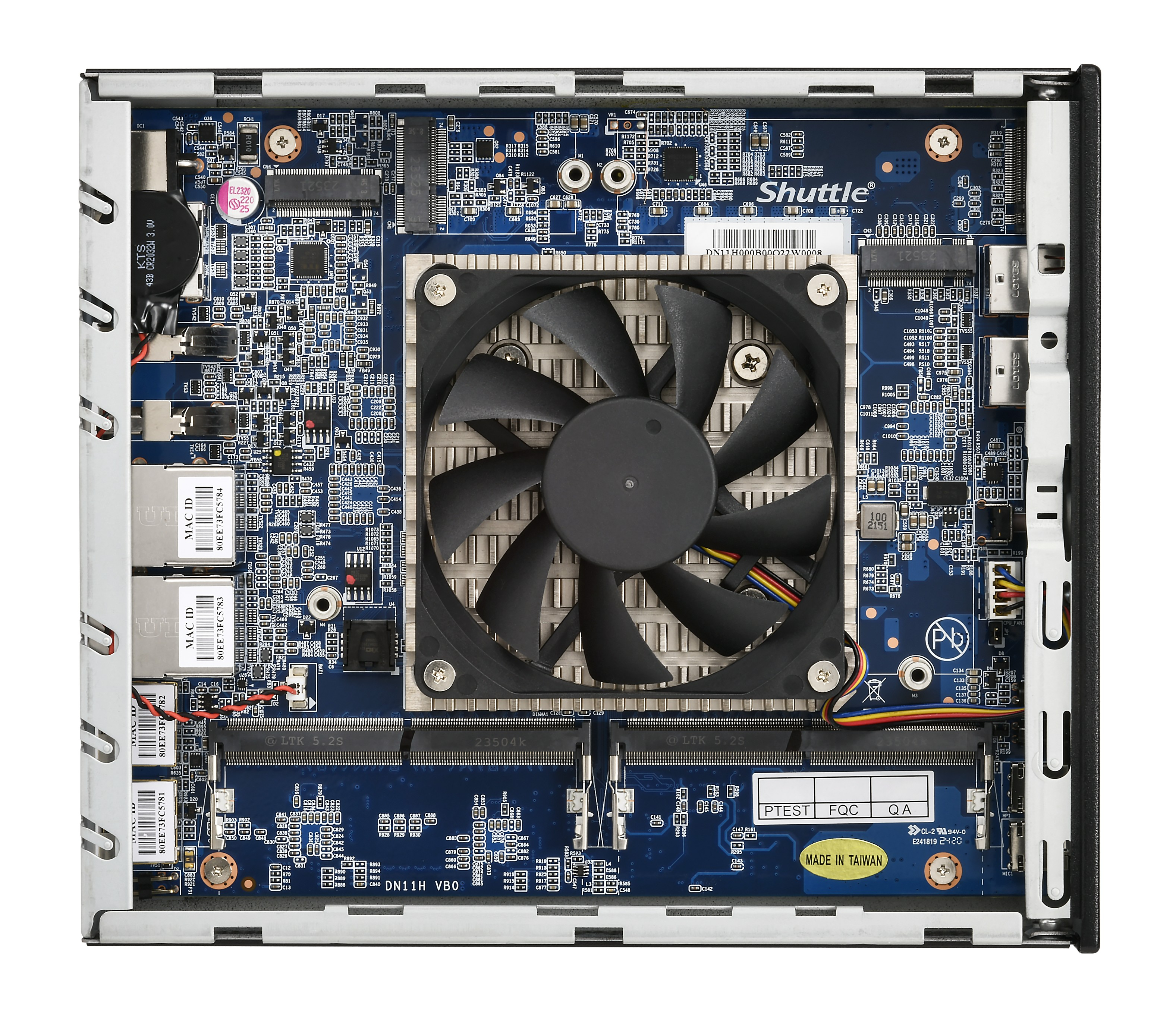 Shuttle XPC slim DN11H5 Barebone Intel Core Ultra 5 125H Schwarz