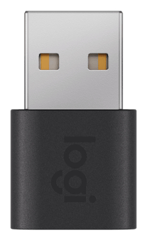 Logitech USB-Adapter USB-A zu USB-C USB 2.0 Graphit