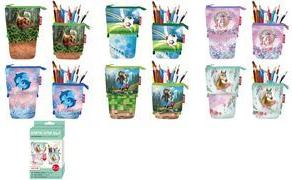 ROTH Schlamper-Etui 2in1 "Pferd Bella" zum Aufstellen, mit Reißverschluss, robust und pflegeleicht, - 1 Stück (89535)