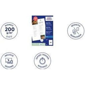 Avery Zweckform AVZ 2681 - DIN A4 Inkjet Papier 200 g/m? matt 50 Blatt - 200 ...