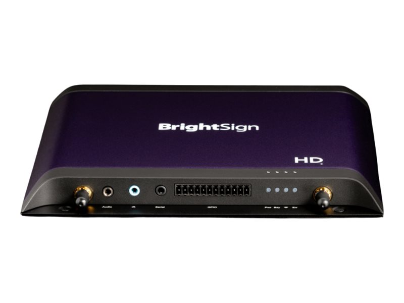 BrightSign HD6 HD1026 4K UHD Digital-Signage-Player Schwarz