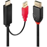 Microconnect HDMI-DP-CON3 Videokabel-Adapter 3 m HDMI Typ A (Standard) DisplayPort Schwarz (HDMI-DP-CON3)
