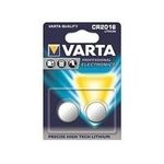 VARTA Electronics Batterie CR2016 Lithium 90 mAh 3V VE 2 (06016101402)