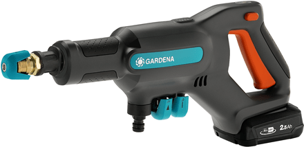 Gardena AquaClean 24/18V P4A Hochdruckreiniger Kompakt Akku 250 l/h Schwarz (14800-55)