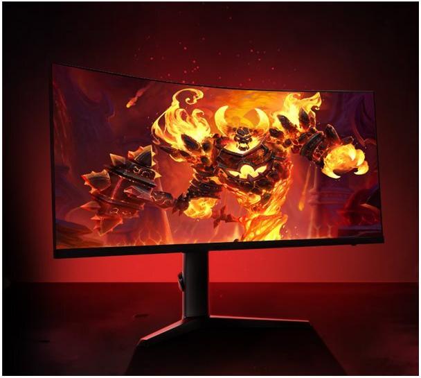 KOORUI G3441VC 34" WQHD Gaming-Monitor 180 Hz Schwarz