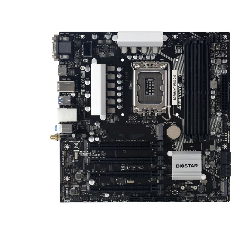 Biostar B760MXC PRO (B760,S1700,mATX,DDR5) (B760MXC PRO)
