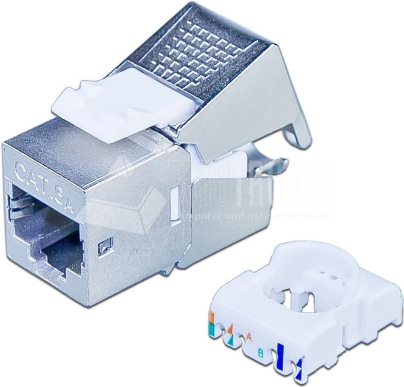 Wirewin KAT6A 10 Gigabit Ethernet Keystone Modul Keystone System (WKS JACK STP KAT6A)