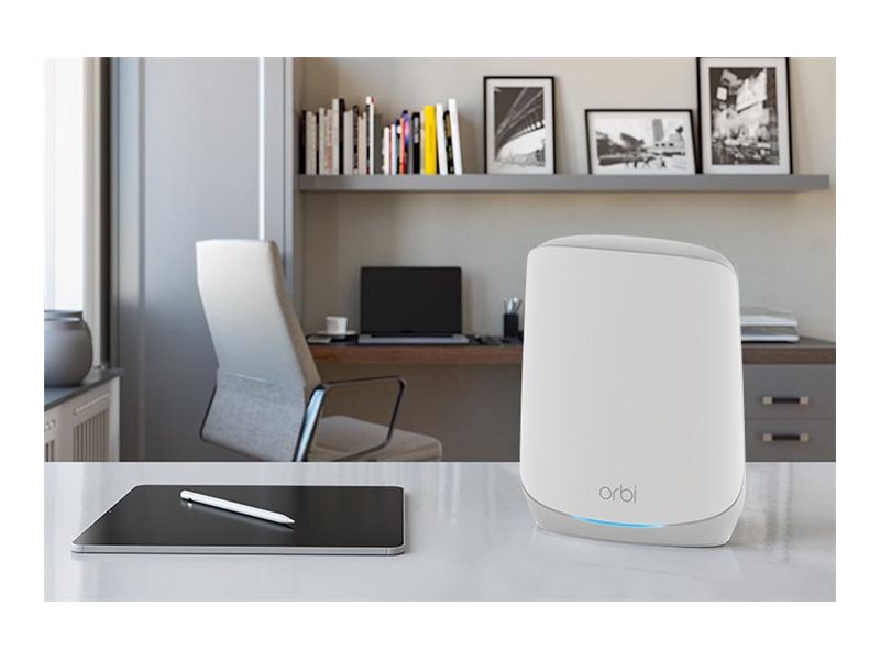 NETGEAR Orbi RBK762S Wi-Fi 6 Tri-Band AX5400 WLAN-System Weiß