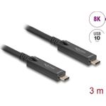 Delock Aktives Optisches USB-C 8K Video+ Daten+ PD Kabel 3 m (84246)