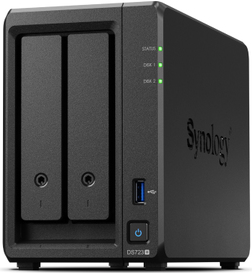 Synology DiskStation DS723+ NAS & Speicherserver Tower Eingebauter Ethernet-Anschluss Schwarz R1600 (DS723+)