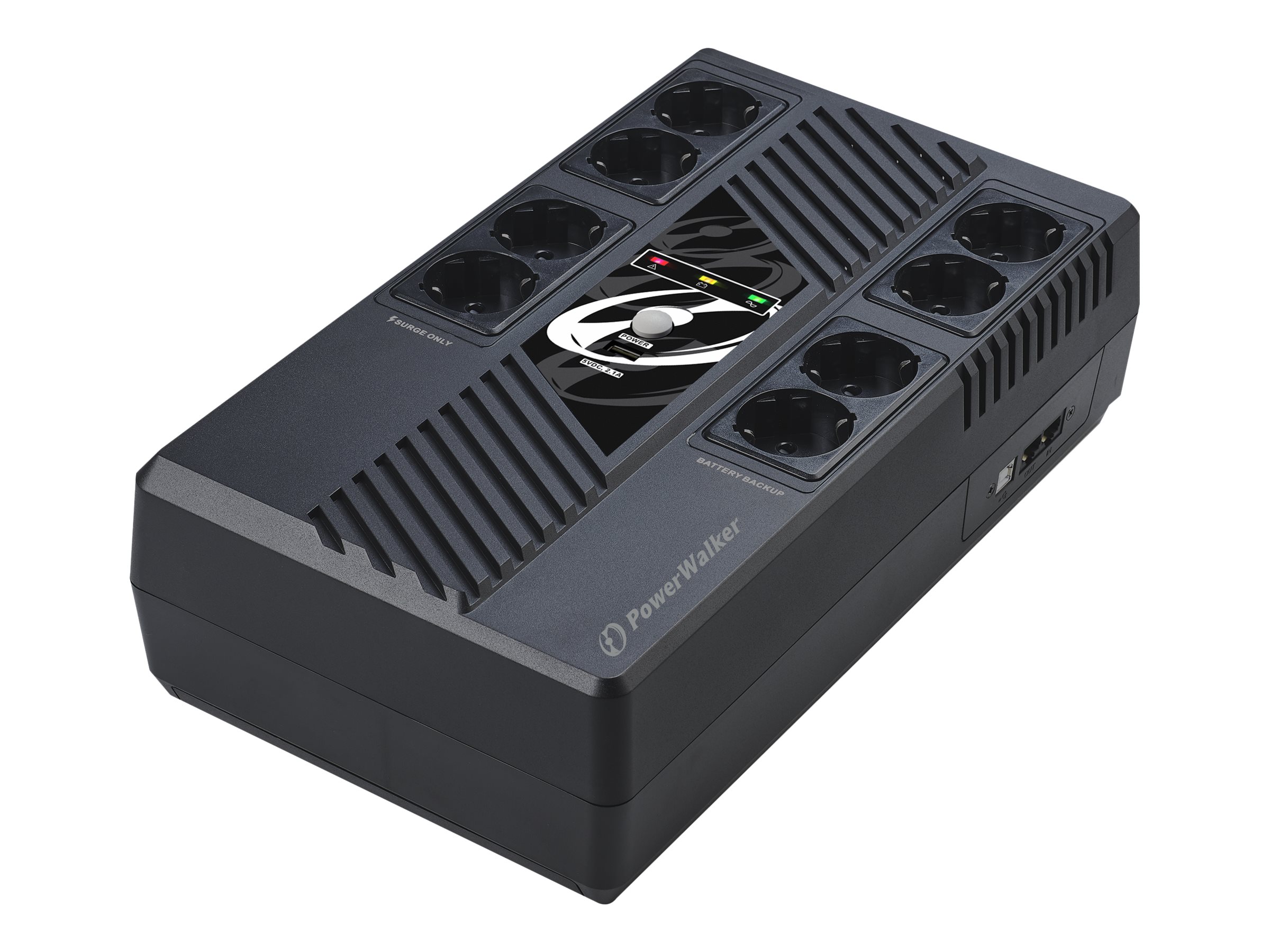 PowerWalker VI 800 MS USV Line-Interactive 800 VA / 480 W AVR USB Schwarz