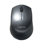 LogiLink ID0160 USB Optisch 1200DPI Ambidextrös Schwarz Maus (ID0160)