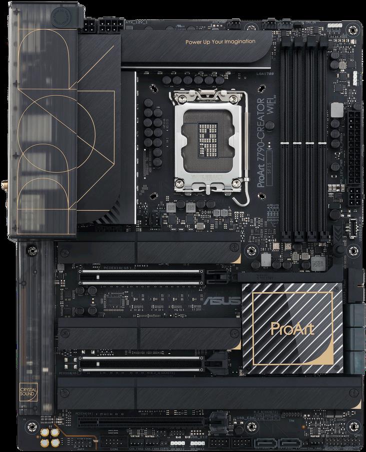 ASUS ProArt Z790-CREATOR WIFI Mainboard LGA1700 ATX DDR5 128 GB Wi-Fi 6E Schwarz