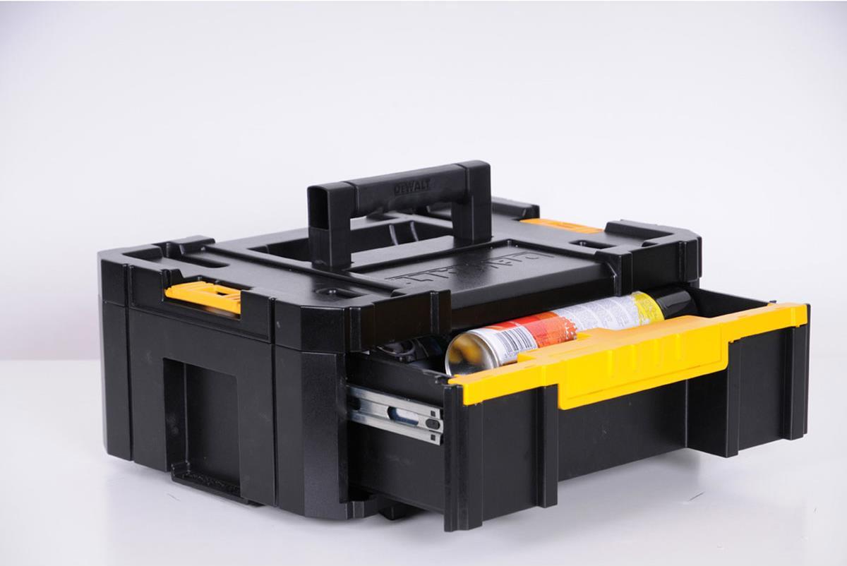 Dewalt TSTAK III Schubladen-Box mit 6 zusätzlichen Inset-Boxen für Kleinteile (DWST1-70705)