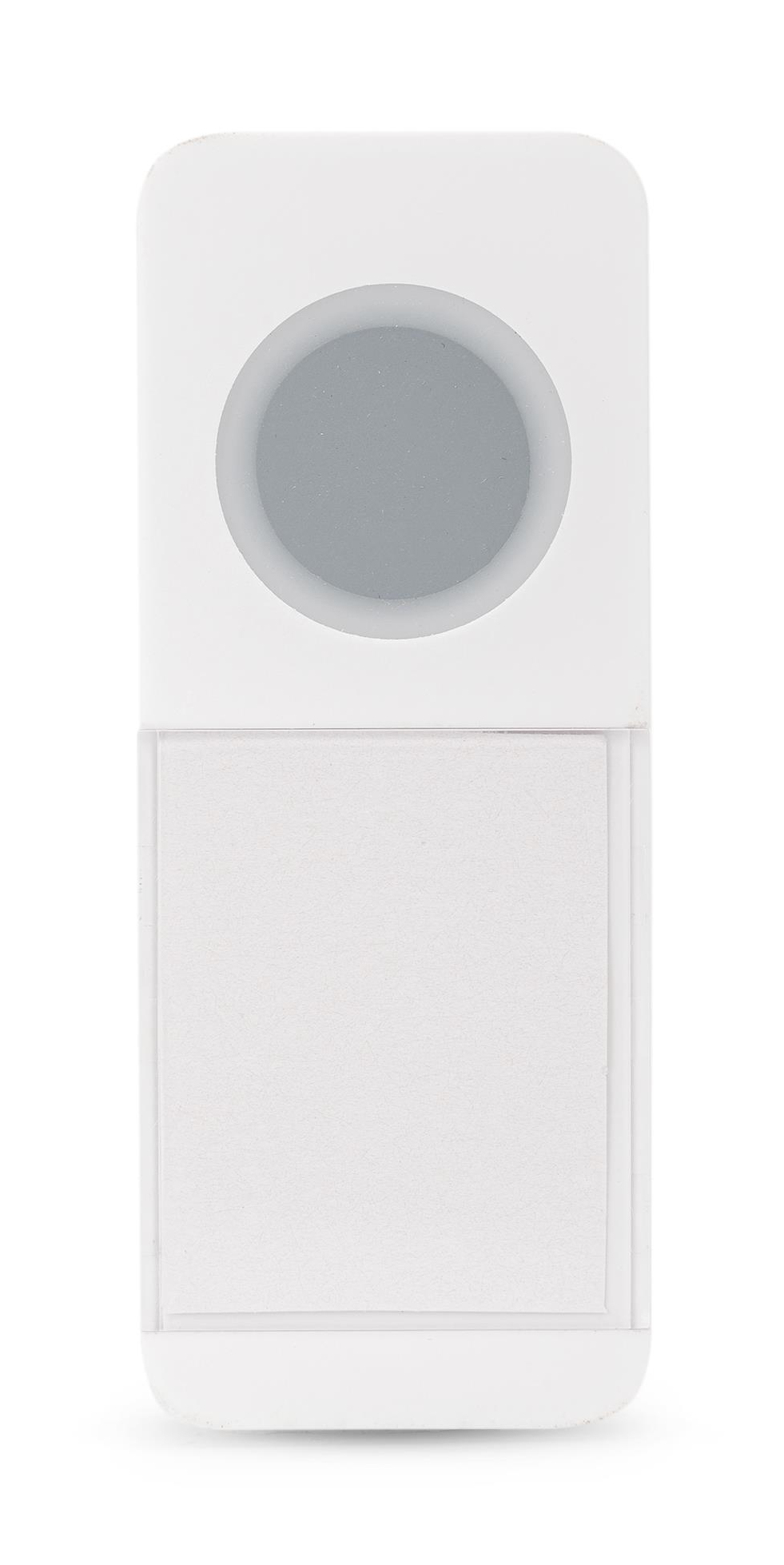 ENTAC Türklingel Kabellos AC Plug-in IP44 150 m Reichweite Weiß