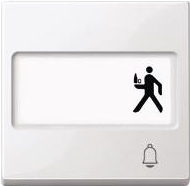 Merten MEG3365-0325 Wandplatte/Schalterabdeckung Weiß (MEG3365-0325)