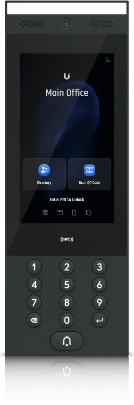 Ubiquiti UniFi Videogegensprechanlage UA-INTERCOM 7" PoE Schwarz