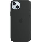 APPLE iPhone 15 Plus Silicone Case with MagSafe - Black (MT103ZM/A)