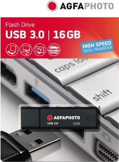 AgfaPhoto 10569 USB-Stick 16 GB USB Typ-A 3.0 Schwarz (10569)