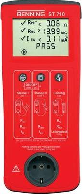 Benning Prüfgerät für Geräte F (CEE 7/4) (BENNING ST 710 (DE))