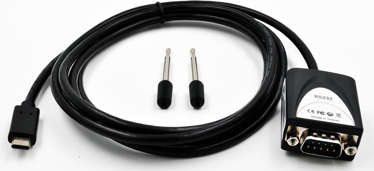 EXSYS EX-2311-2IS Serieller Adapter USB-C auf RS-232 DB-9 1,8 m Schwarz