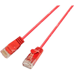 SLIM UL6 1 RT - Cat.6 SLIM-Light-Kabel, U/UTP, 1,0 m, rot (PKW-LIGHT-K6 1.0 RT)